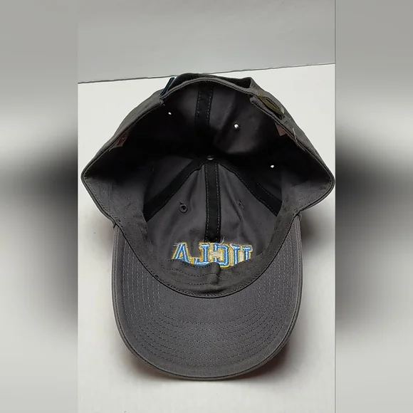 UCLA Basketball Hat Cap Men's One Size Adjustable Grey - Picture 10 of 11